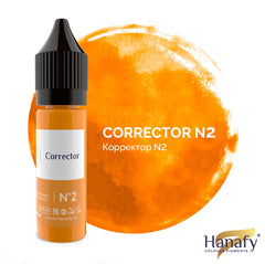 Pigmento Hanafy Corrector N2, Yellow 15ml.