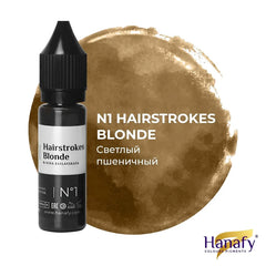 Pigmento Hanafy Hairstrokes N°1, Blonde 15ml.