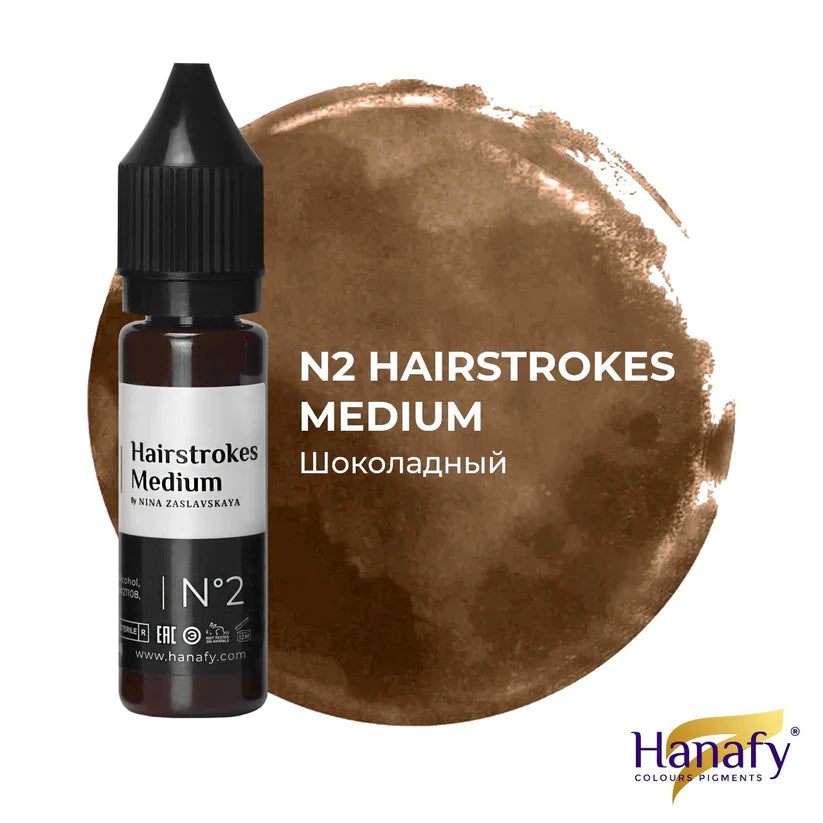 Pigmento Hanafy Hairstrokes N°2, Medium 15 ml.