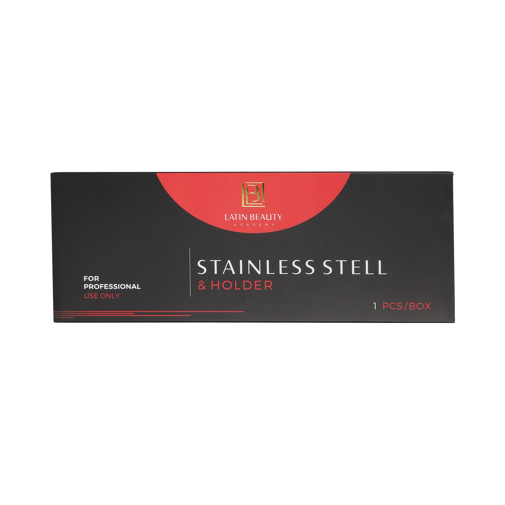 LB STAINLESS STELL AND HOLDER