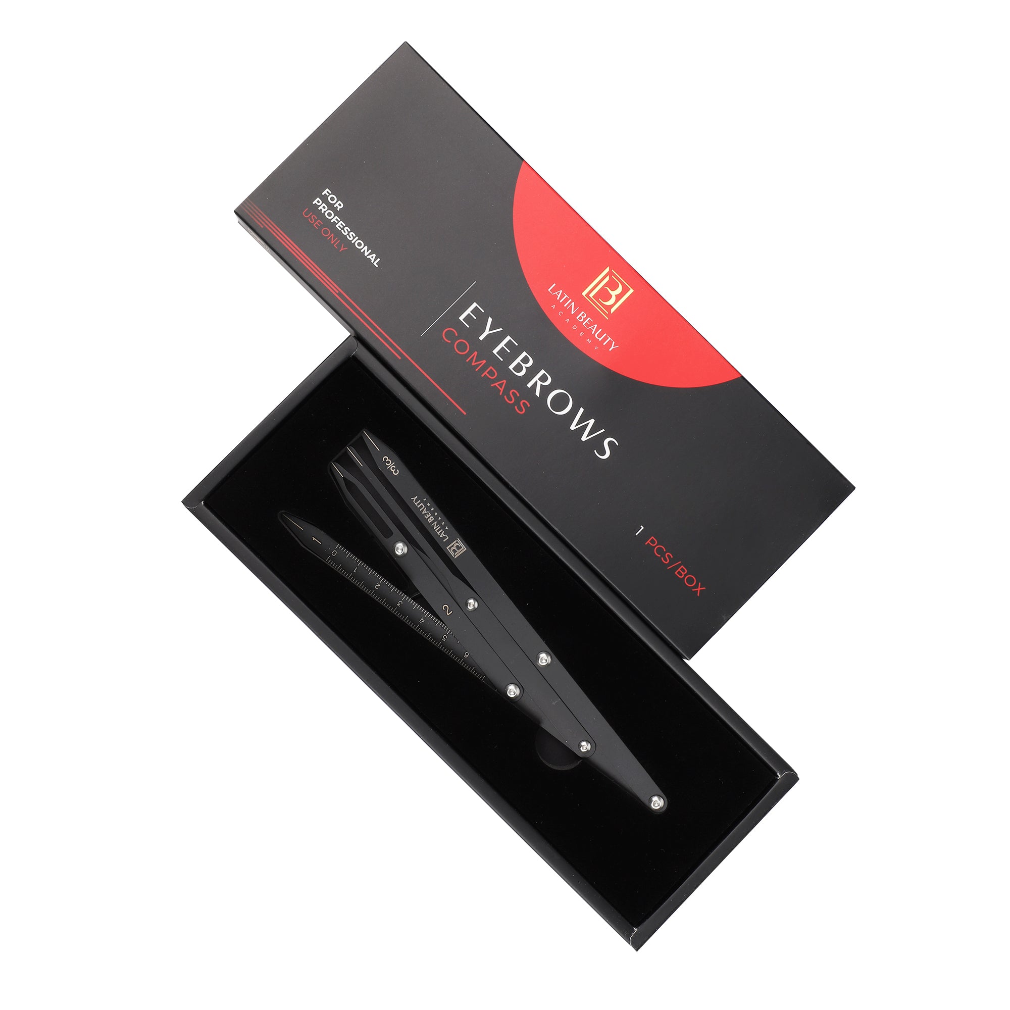 Compas aureo para diseño de cejas 1 PZ LB