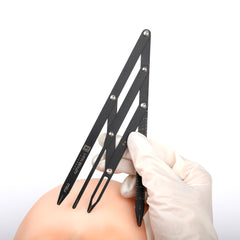 Compas aureo para diseño de cejas 1 PZ LB
