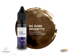 Pigmento Hanafy N°4, Dark Brunette 15ml.